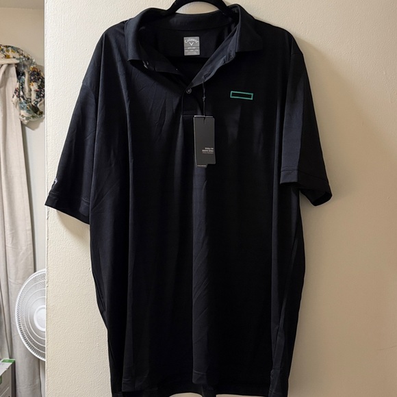 Callaway Opti-Dri Black Polo - Picture 1 of 3